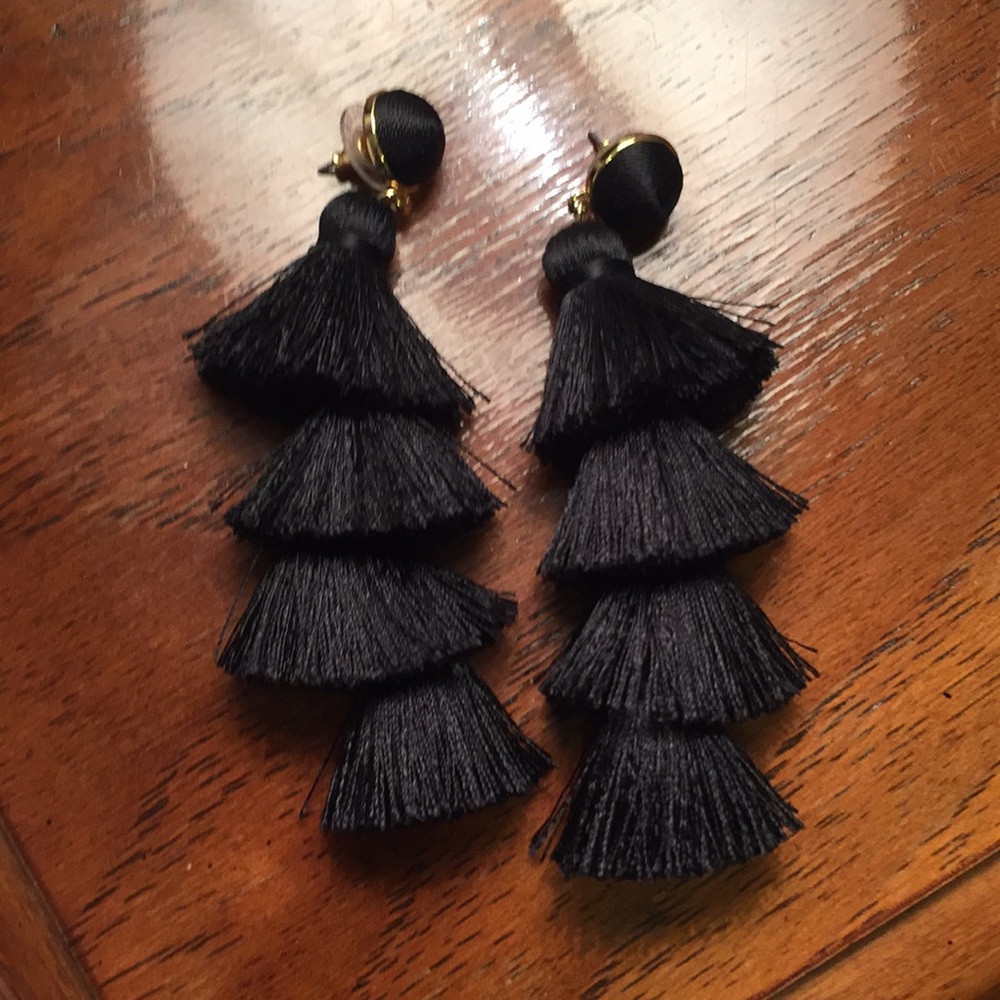 Black earrings from Nordstrom